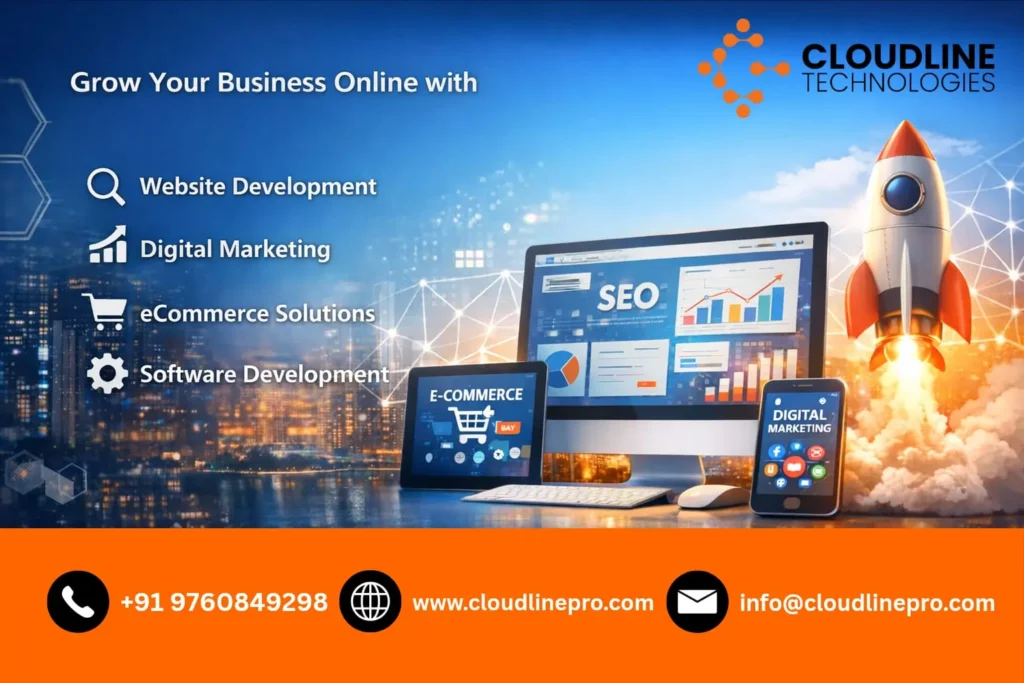 Best digital partner Company in India – Grow Your Business with Cloudline Technologies