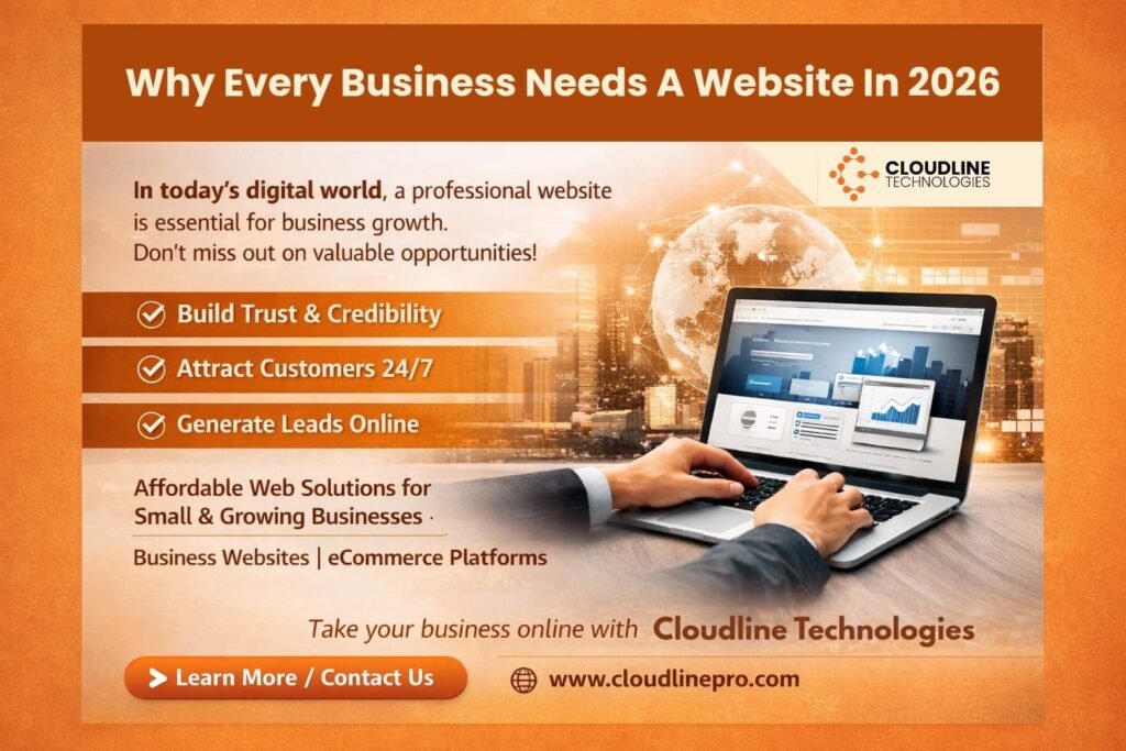 Why Every Business Needs a Website in 2026 Cloudline Technologies